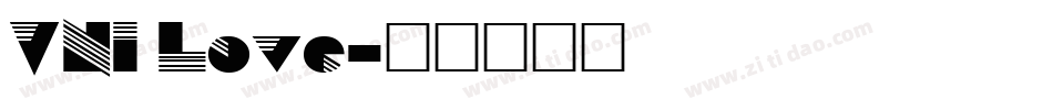 VNI Love字体转换